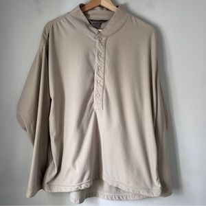 EMS Fleece Snap Top Pinnacle Performance Longsleeve Mens Large